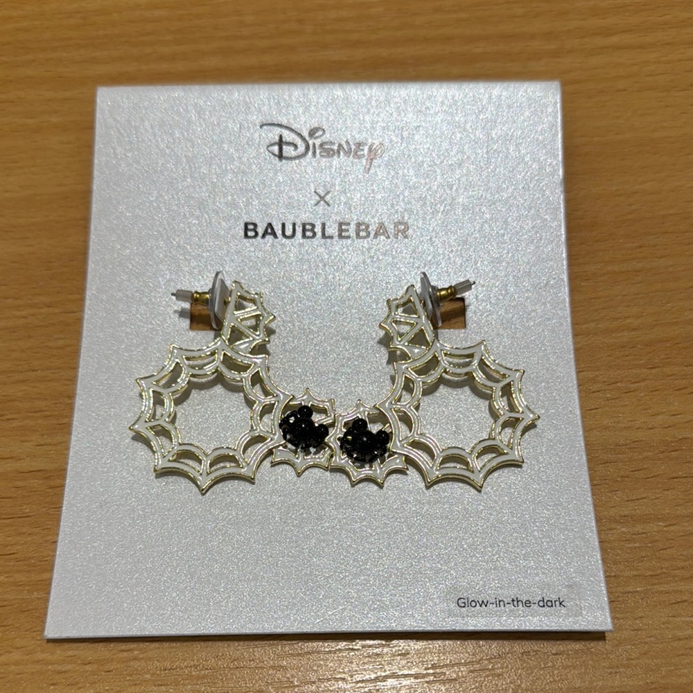 Disney x BaubleBar Spider Web Earrings